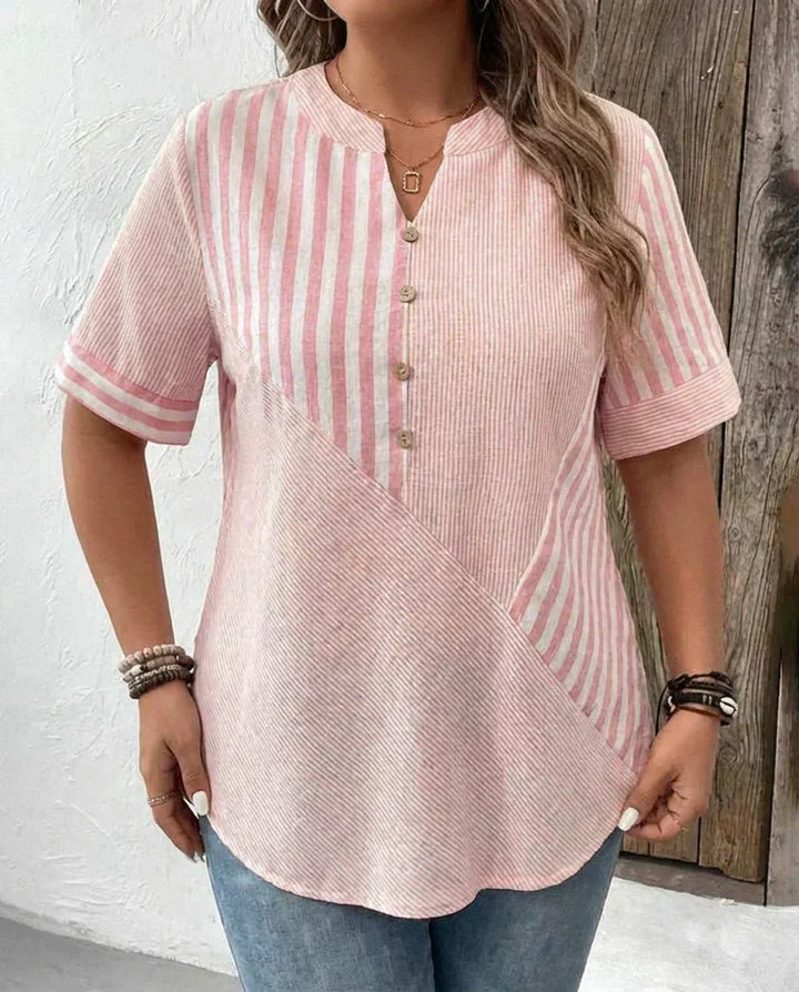 Frankie | Soft Striped Blouse