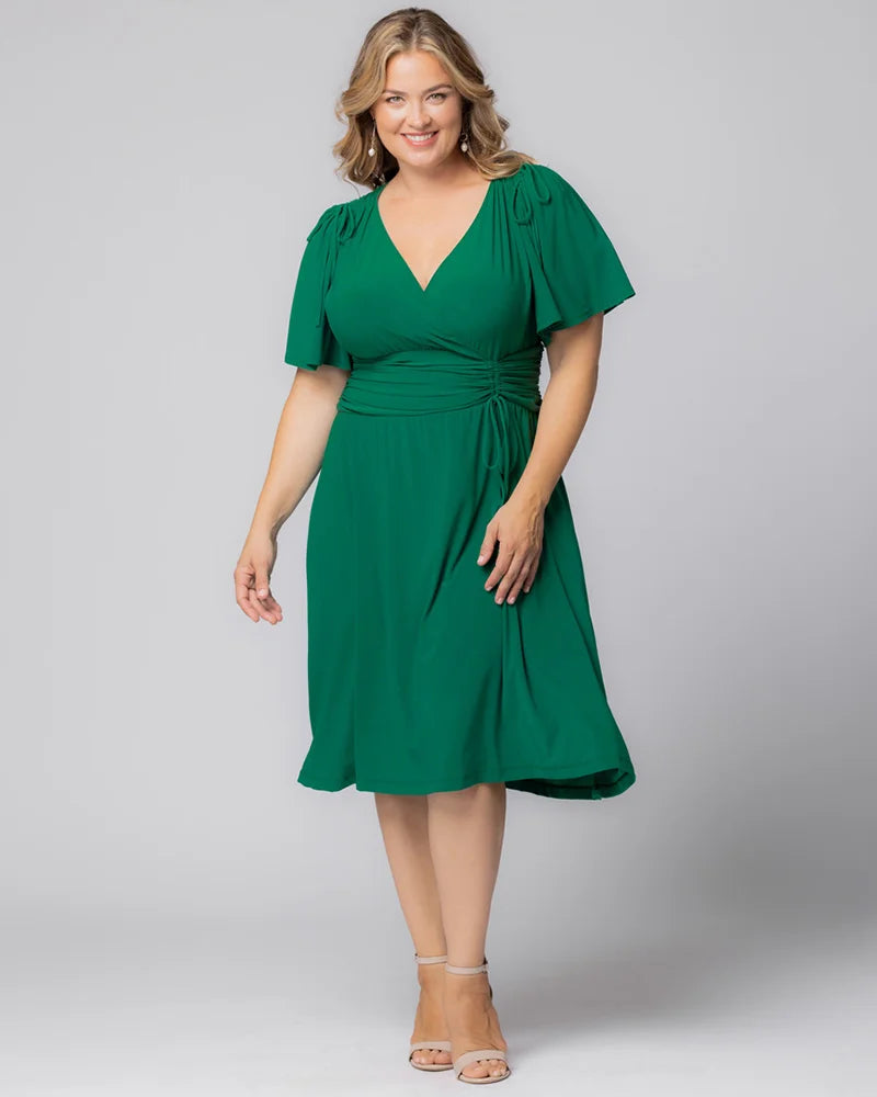 Jemma Ruched Tie Dress - Sale!