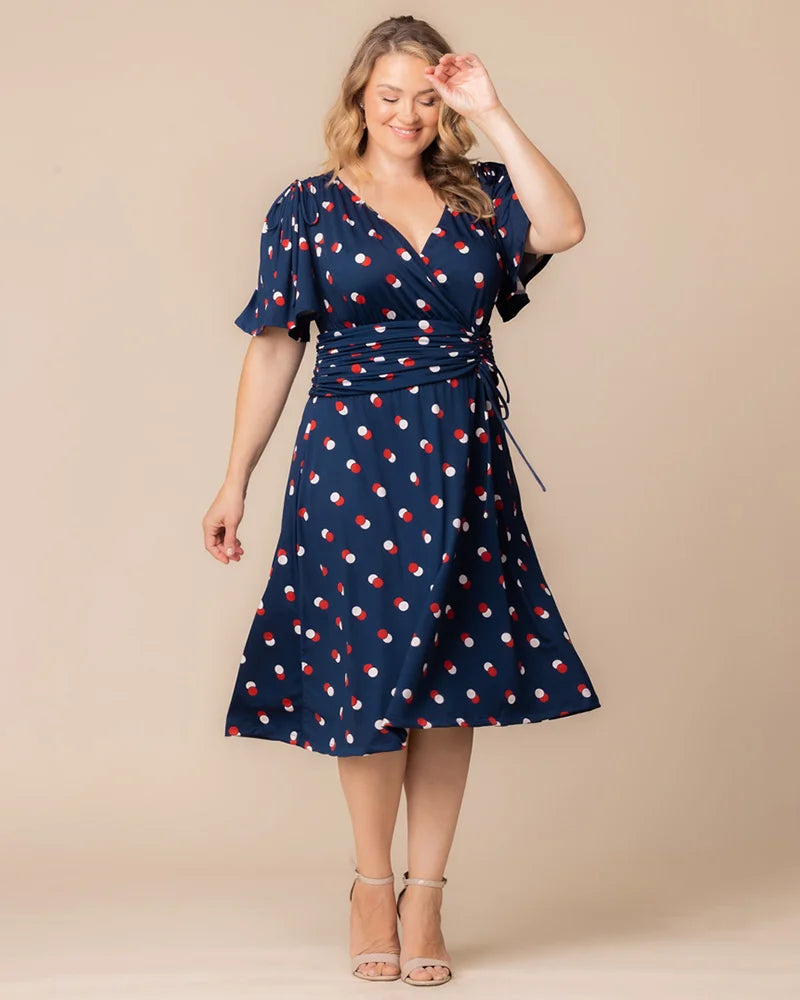 Jemma Ruched Tie Dress - Sale!