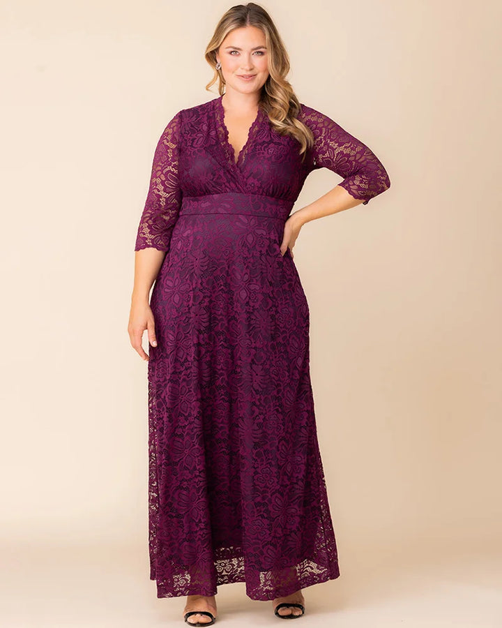Maria Lace Evening Gown