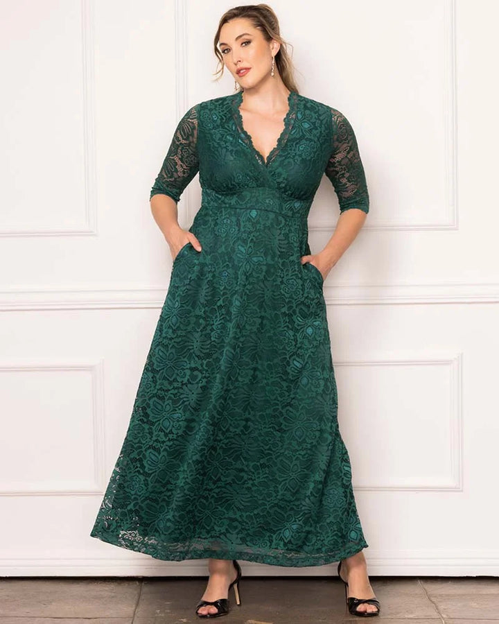 Maria Lace Evening Gown