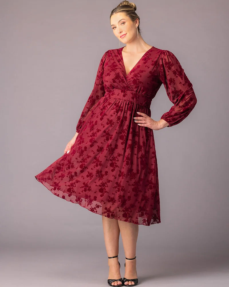 Melanie Mesh Midi Cocktail Dress - Sale!