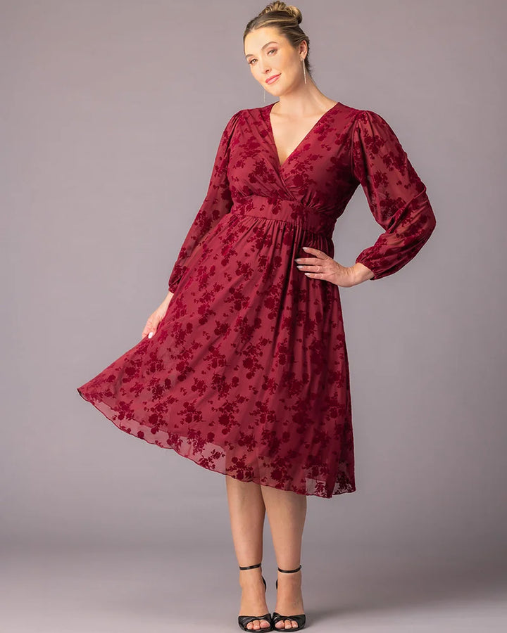 Melanie Mesh Midi Cocktail Dress - Sale!