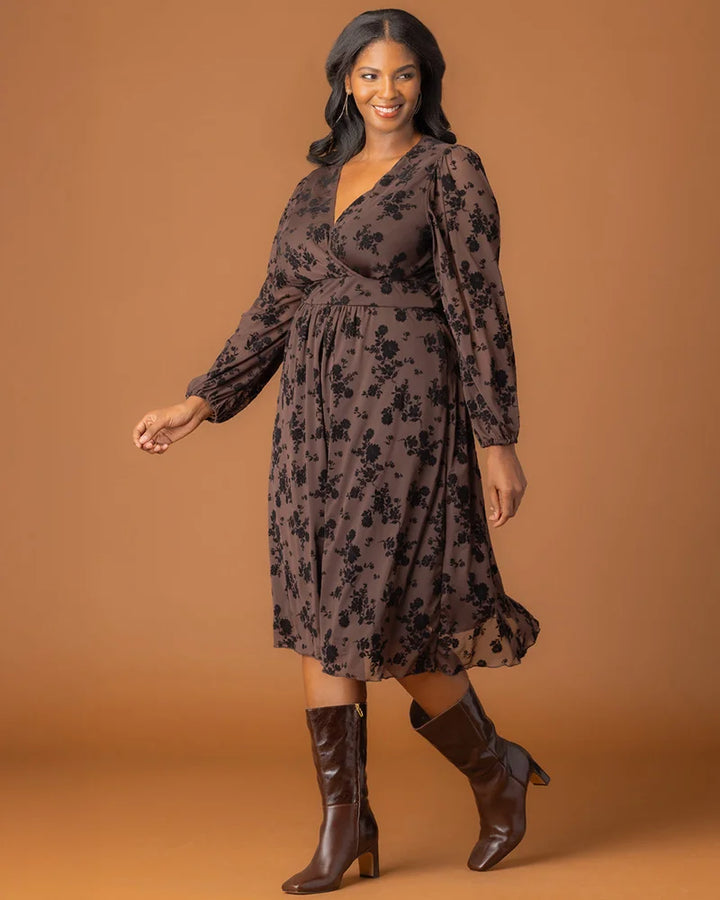 Melanie Mesh Midi Cocktail Dress - Sale!