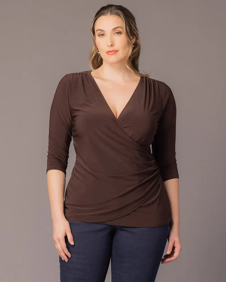Femme Fatale Faux Wrap Top