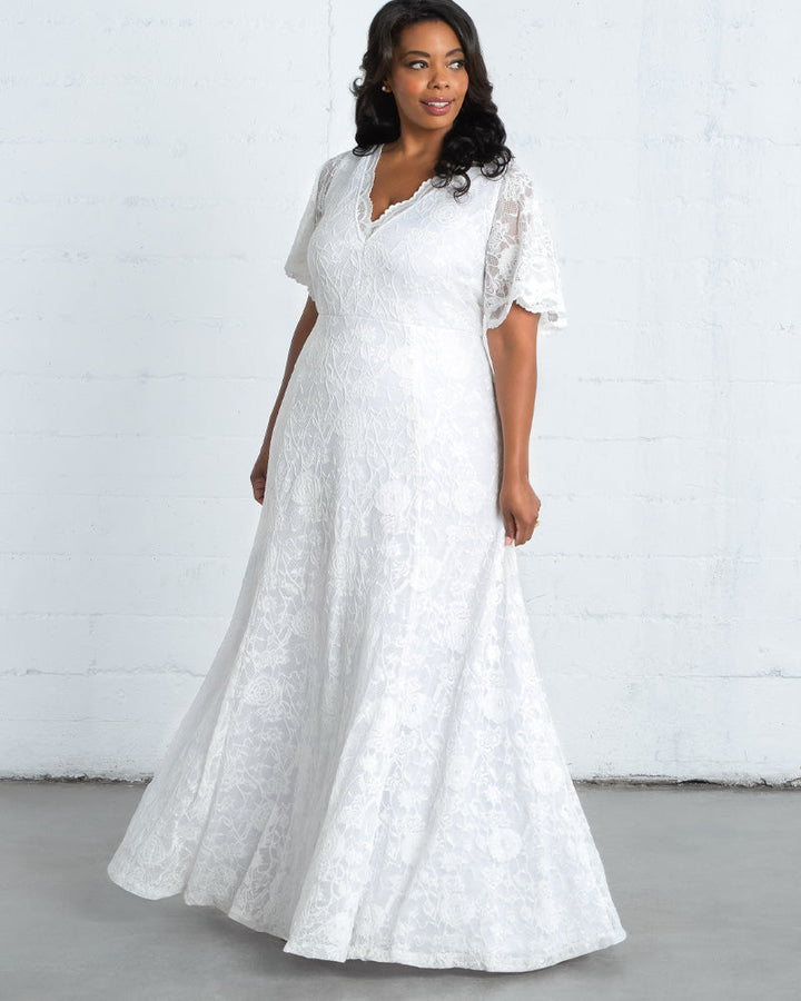 Blissful Lace Wedding Gown - Sale!