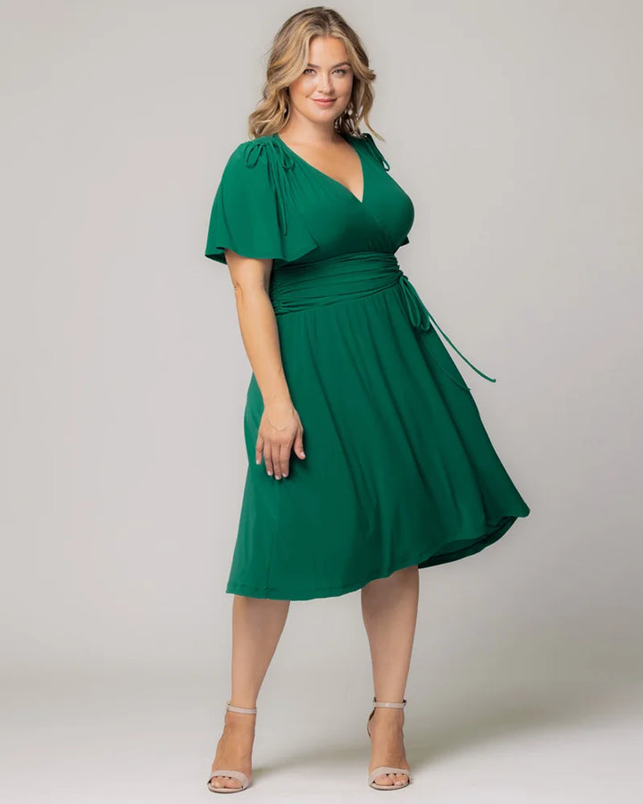 Jemma Ruched Tie Dress - Sale!