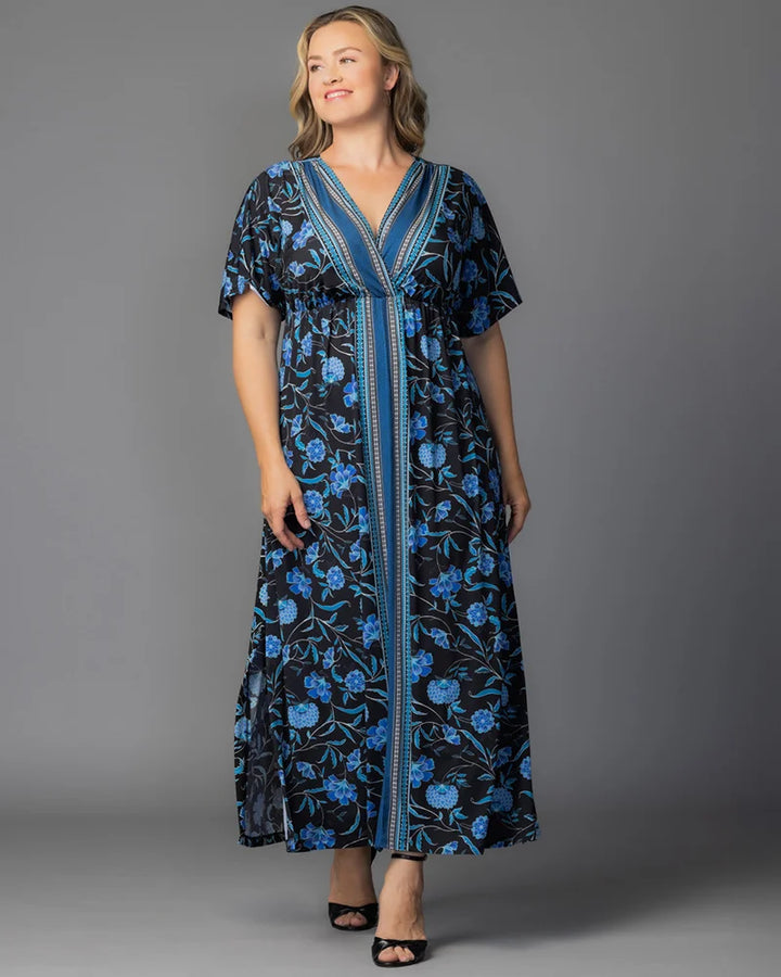 Wanderlust Border Print Maxi Dress