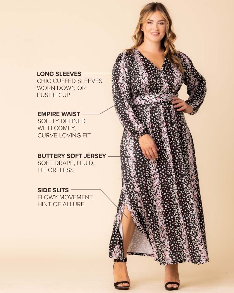 Kelsey Long Sleeve Maxi Dress - Sale!