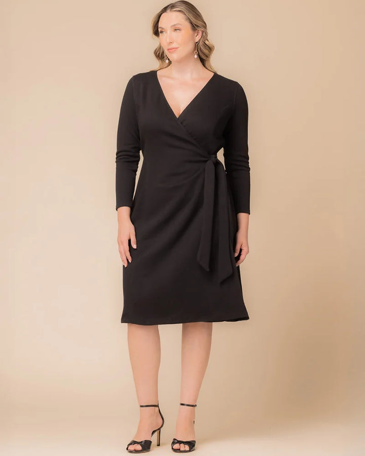 London Jumper Knit Wrap Dress - Sale!