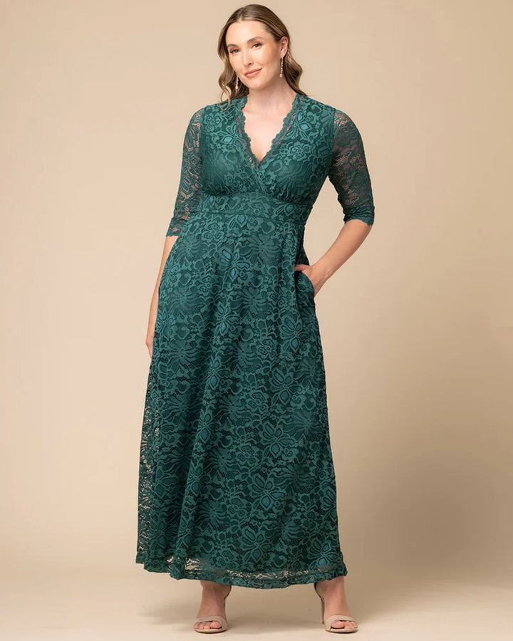 Maria Lace Evening Gown