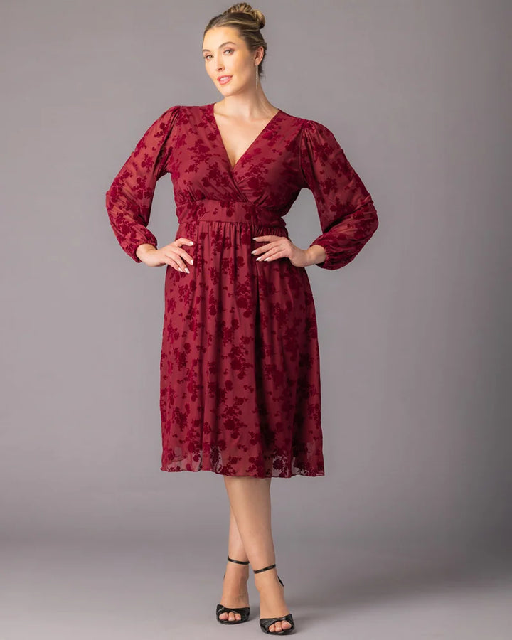 Melanie Mesh Midi Cocktail Dress - Sale!