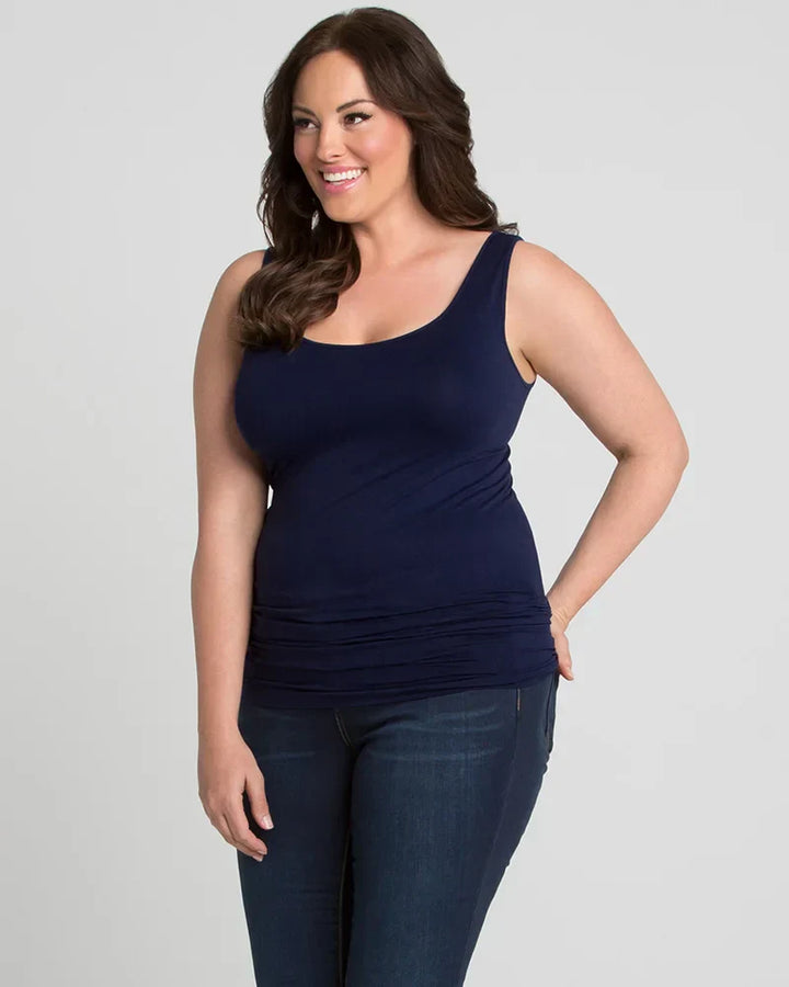 Plus Size Scoopneck Tank by Skinnytees
