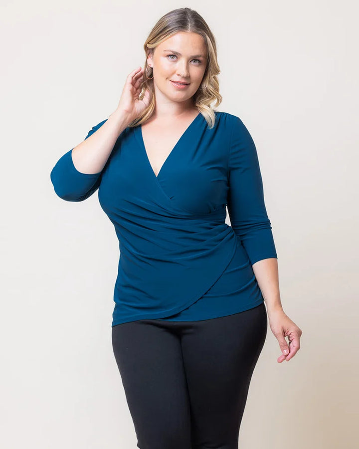 Femme Fatale Faux Wrap Top