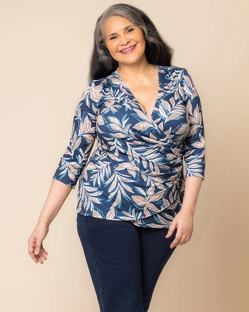 Femme Fatale Faux Wrap Top