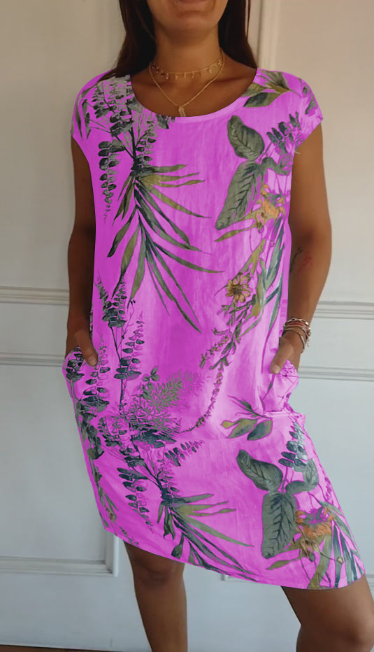 Ysella - Casual Printed Dress