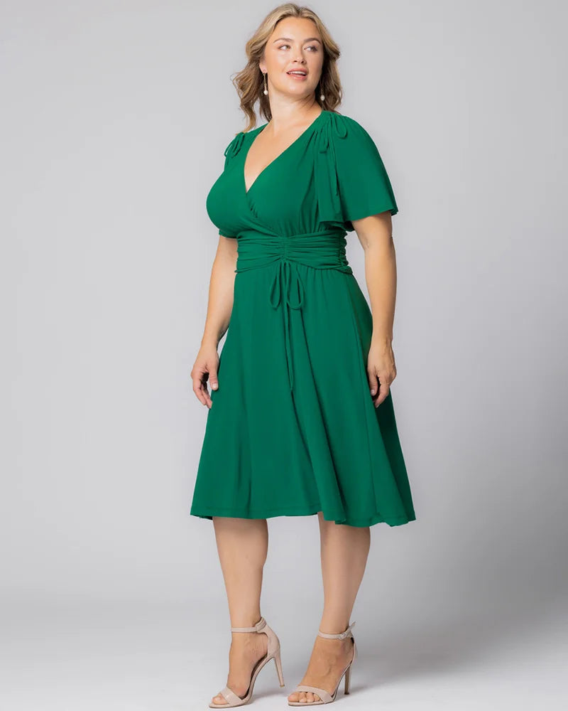 Jemma Ruched Tie Dress - Sale!