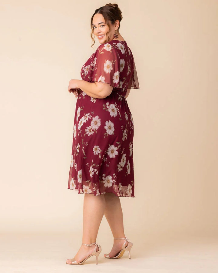 Margot Mesh Midi Cocktail Dress