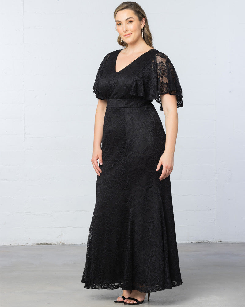 Duchess Lace Evening Gown