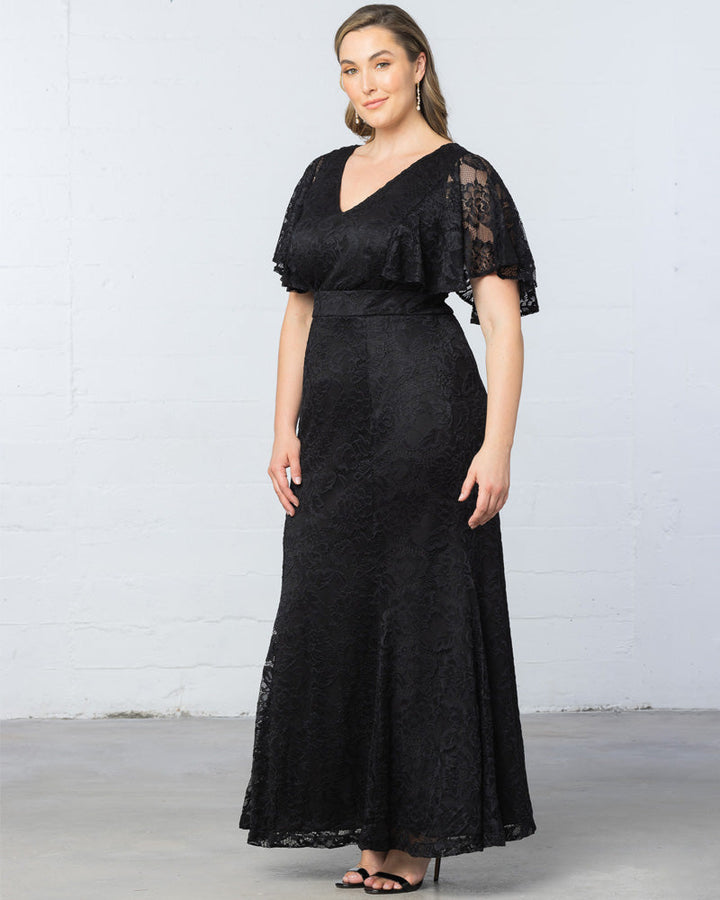 Duchess Lace Evening Gown