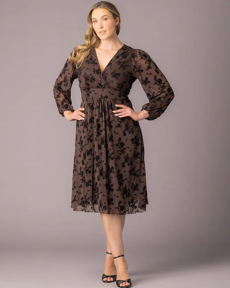 Melanie Mesh Midi Cocktail Dress - Sale!
