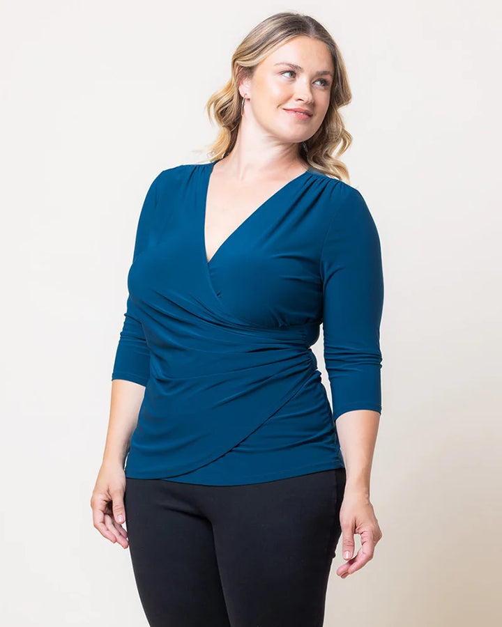 Femme Fatale Faux Wrap Top