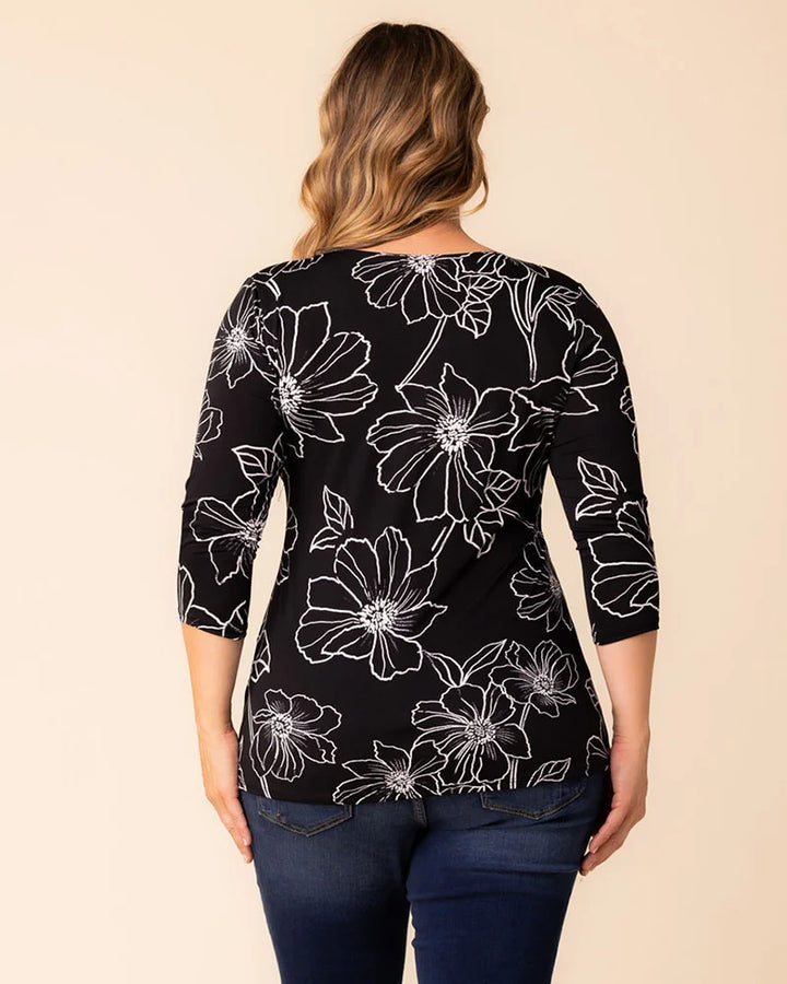 Femme Fatale Faux Wrap Top