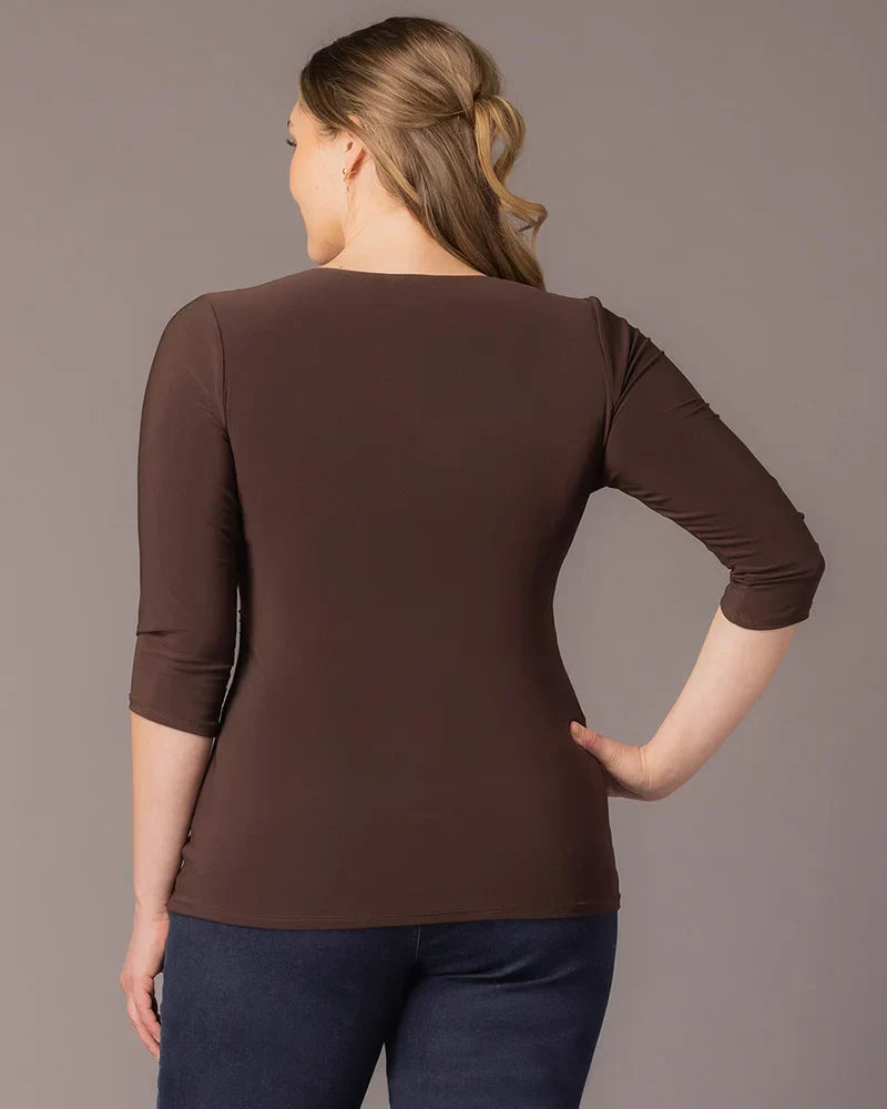 Femme Fatale Faux Wrap Top