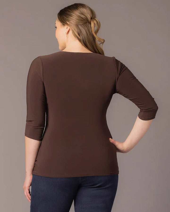 Femme Fatale Faux Wrap Top