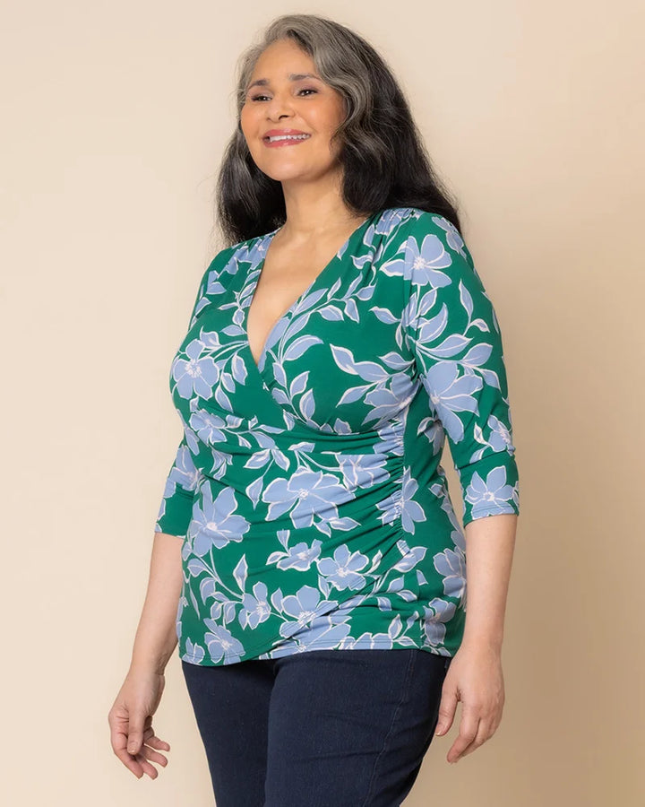 Femme Fatale Faux Wrap Top