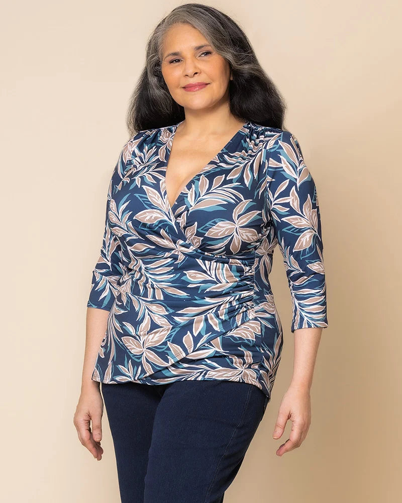 Femme Fatale Faux Wrap Top
