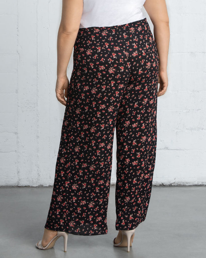 Kora Print Wide-Leg Trousers - Sale!