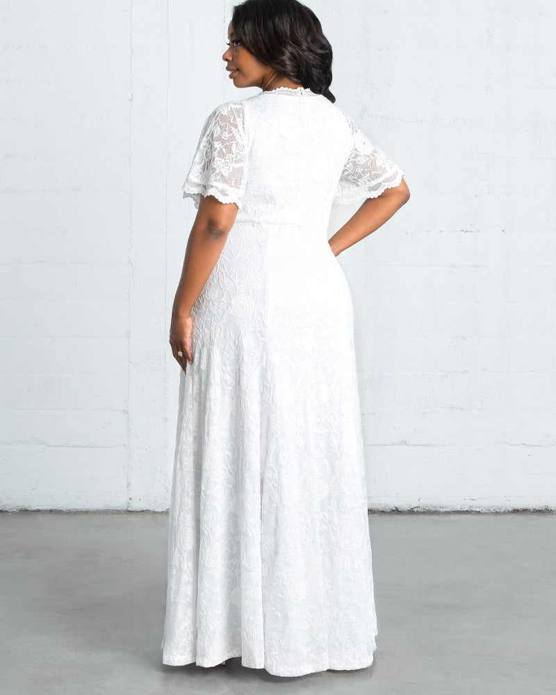 Blissful Lace Wedding Gown - Sale!