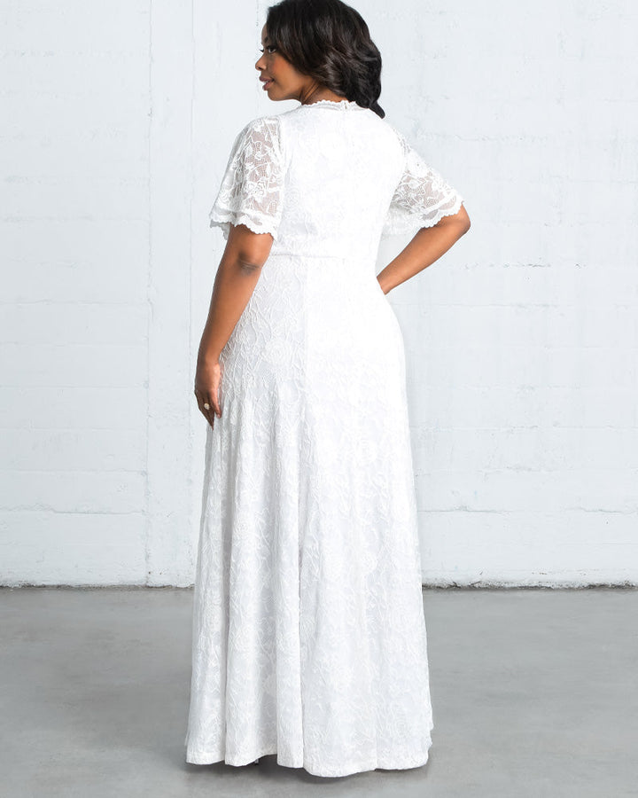 Blissful Lace Wedding Gown - Sale!