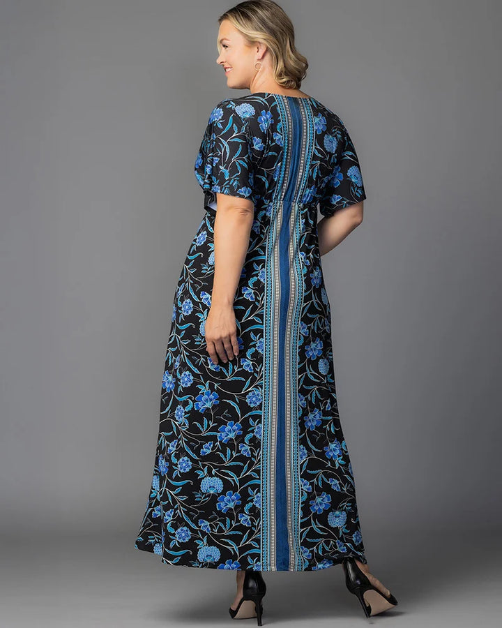 Wanderlust Border Print Maxi Dress