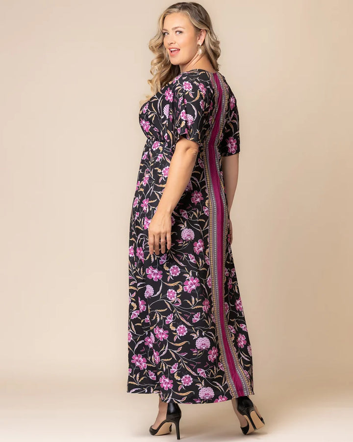 Wanderlust Border Print Maxi Dress