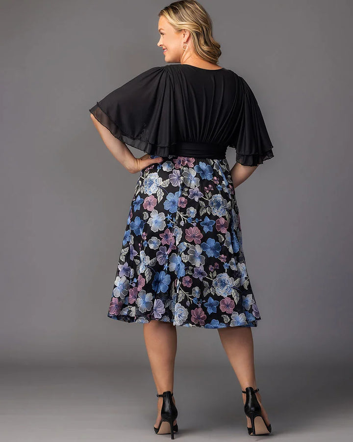 Lillian Embroidered Cocktail Dress