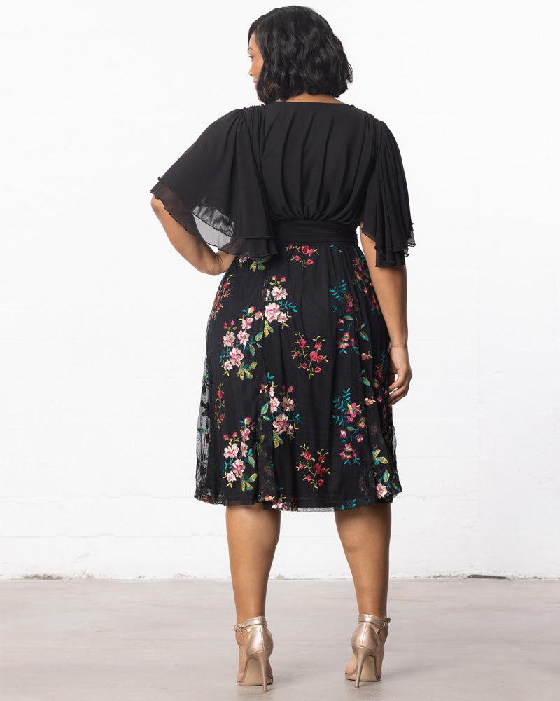 Lillian Embroidered Cocktail Dress