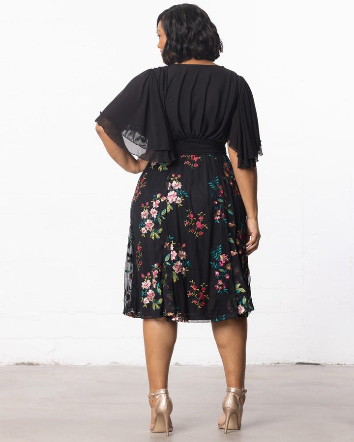 Lillian Embroidered Cocktail Dress