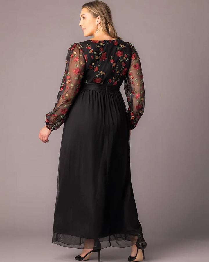 Eternal Embroidered Bodice Evening Gown