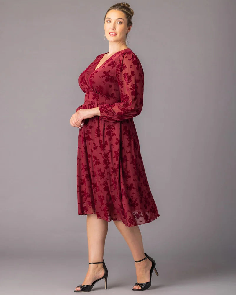 Melanie Mesh Midi Cocktail Dress - Sale!