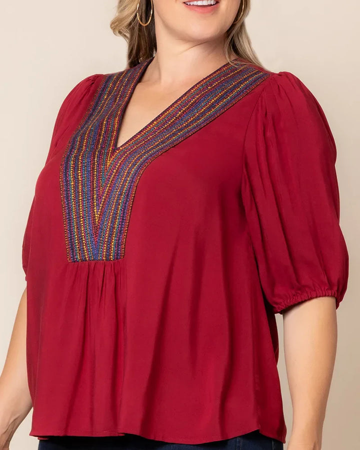 Tacoma Trim Neckline Top