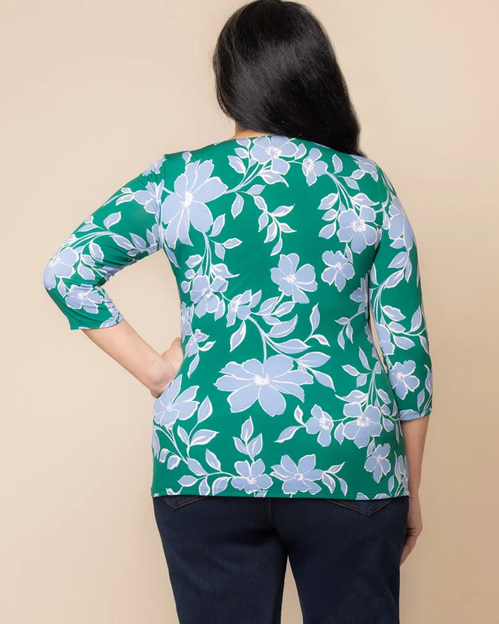 Femme Fatale Faux Wrap Top