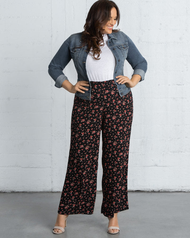 Kora Print Wide-Leg Trousers - Sale!