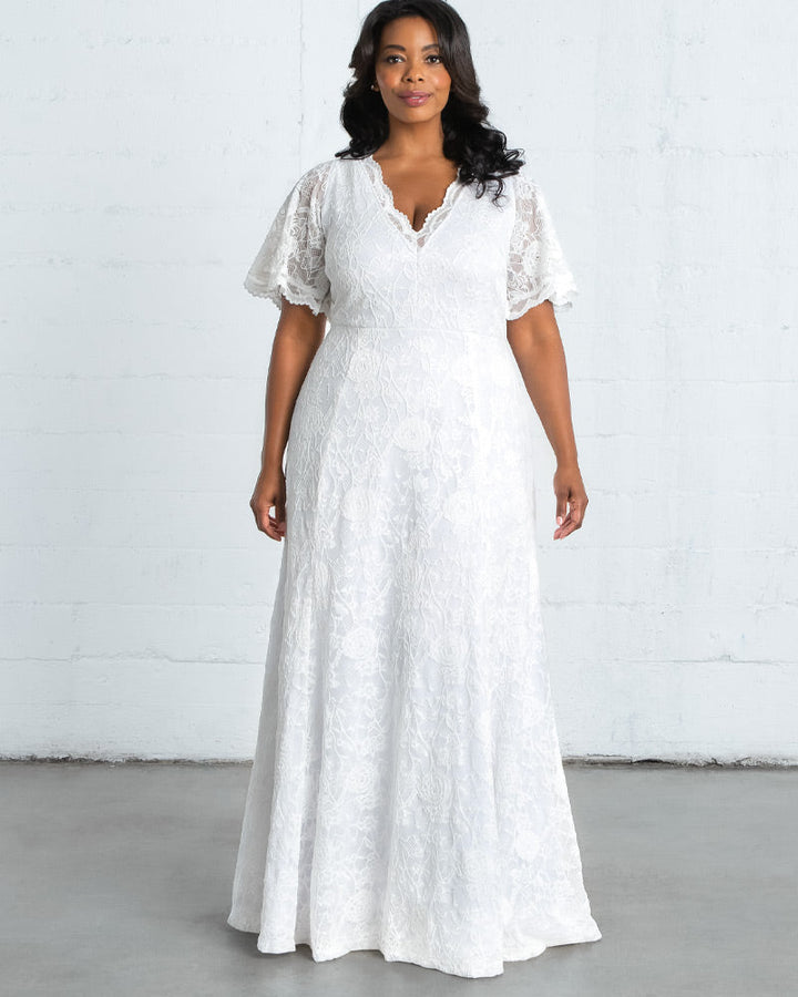 Blissful Lace Wedding Gown - Sale!