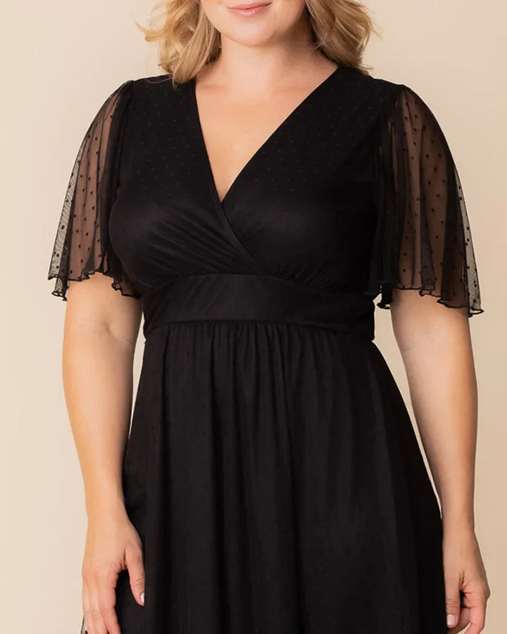 Margot Mesh Midi Cocktail Dress
