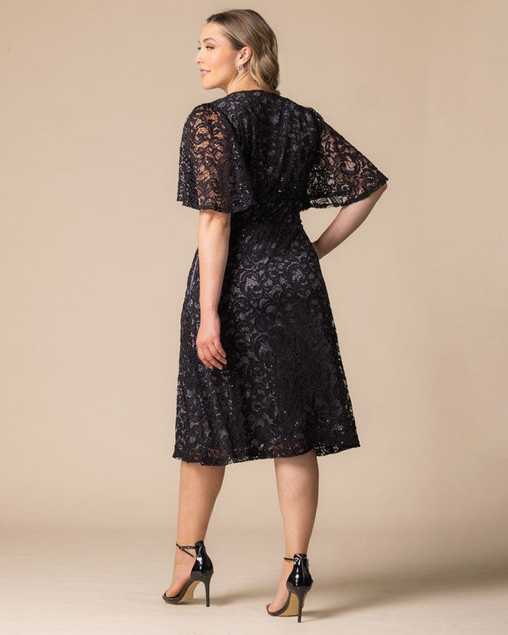 Starry Sequined Lace Cocktail Dress - Sale!