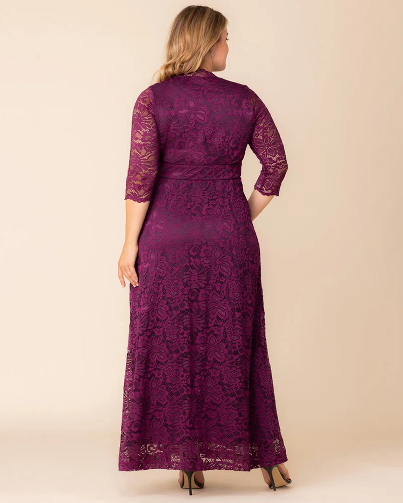 Maria Lace Evening Gown