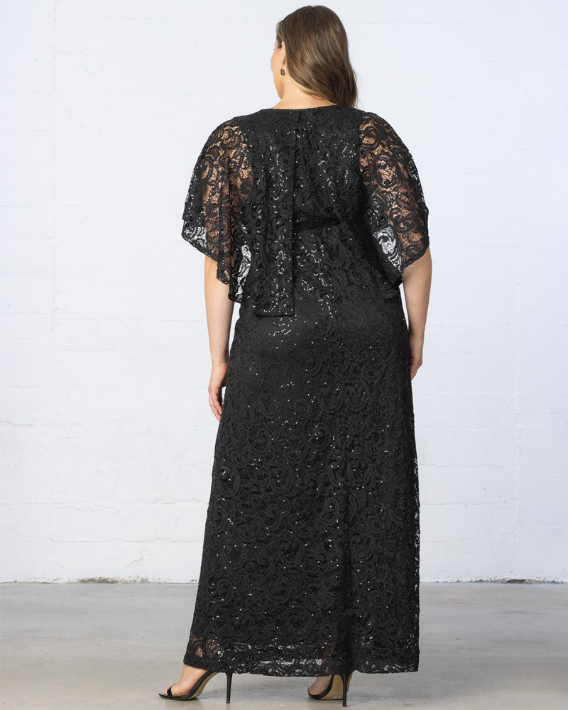 Celestial Cape Sleeve Gown - Sale!