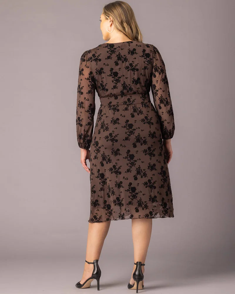 Melanie Mesh Midi Cocktail Dress - Sale!